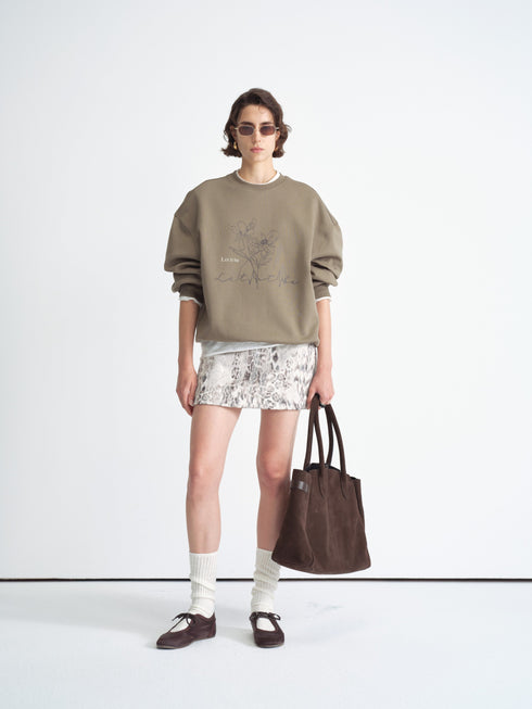 Printed Mini Skirt